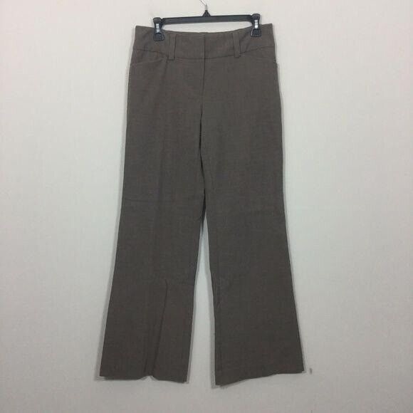Apt. 9 Pants - Apt. 9 Size 4 Ava Brown‎ Flip Back Pockets Flat Front Dress Pants